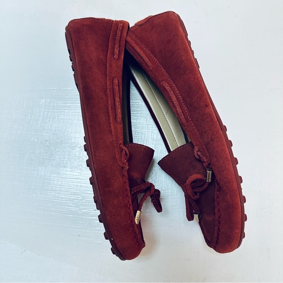 Michael Kors Women's Daisy Logo Suede Cinnamon Moccasin. Size 8M - Picture 4 of 7